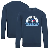 Men's Levelwear  Navy Toronto Blue Jays Zane Banner Arch Sweatshirt