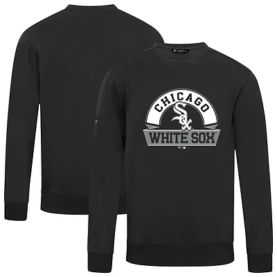 Men's Levelwear  Black Chicago White Sox Zane Banner Arch Sweatshirt