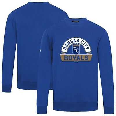 Men's Levelwear  Royal Kansas City Royals Zane Banner Arch Sweatshirt