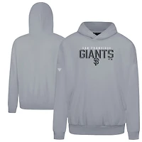 Men's Levelwear  Gray San Francisco Giants Contact Carve Hoodie