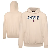 Men's Levelwear  Khaki Los Angeles Angels Contact Carve Hoodie