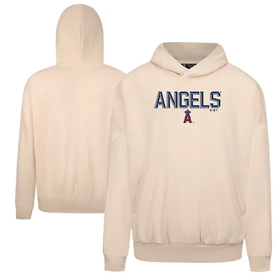 Men's Levelwear  Khaki Los Angeles Angels Contact Carve Hoodie