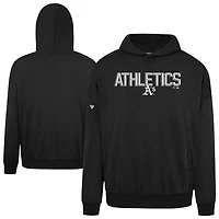 Men's Levelwear  Black Oakland Athletics Contact Carve Hoodie