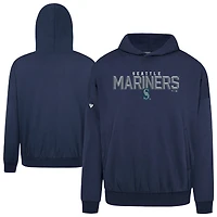 Men's Levelwear  Navy Seattle Mariners Contact Carve Hoodie
