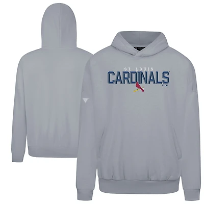 Men's Levelwear  Gray St. Louis Cardinals Contact Carve Hoodie