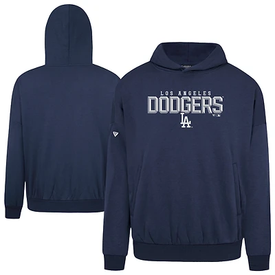 Men's Levelwear  Navy Los Angeles Dodgers Contact Carve Hoodie