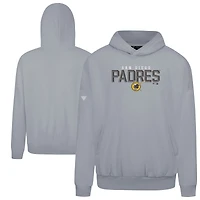Men's Levelwear  Gray San Diego Padres Contact Carve Hoodie