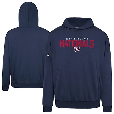 Men's Levelwear  Navy Washington Nationals Contact Carve Hoodie