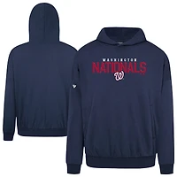 Men's Levelwear  Navy Washington Nationals Contact Carve Hoodie