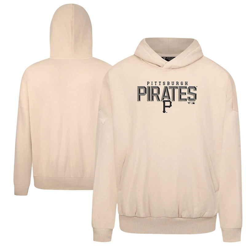 Men's Levelwear Khaki Pittsburgh Pirates Contact Carve Hoodie