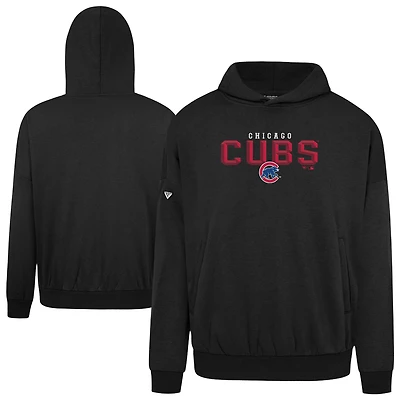 Men's Levelwear  Black Chicago Cubs Contact Carve Hoodie