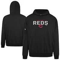 Men's Levelwear  Black Cincinnati Reds Contact Carve Hoodie