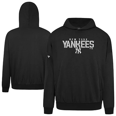 Men's Levelwear  Black New York Yankees Contact Carve Hoodie