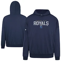 Men's Levelwear  Navy Kansas City Royals Contact Carve Hoodie