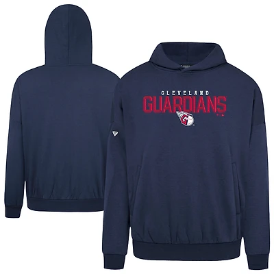 Men's Levelwear  Navy Cleveland Indians Contact Carve Hoodie