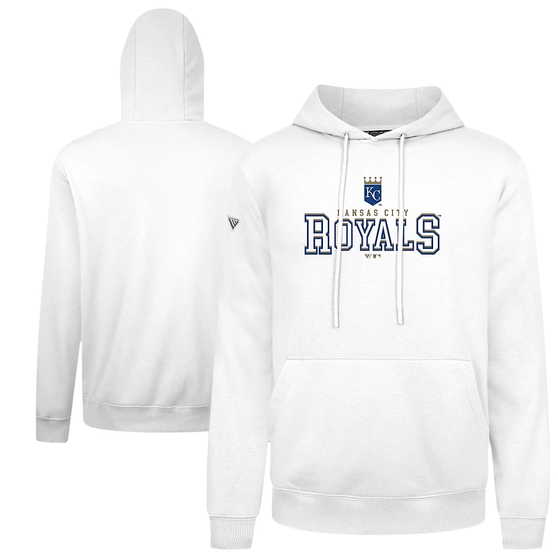 Men's Levelwear White Kansas City Royals Podium Journey Hoodie