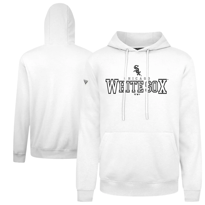 Men's Levelwear  White Chicago Sox Podium Journey Hoodie