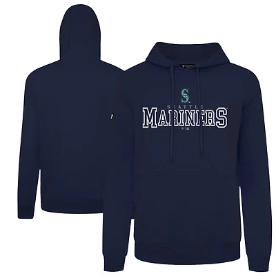 Men's Levelwear  Navy Seattle Mariners Podium Journey Hoodie