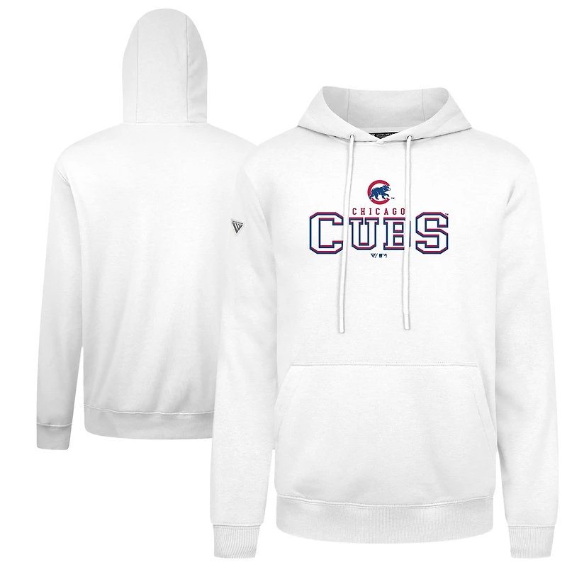 Men's Levelwear White Chicago Cubs Podium Journey Hoodie