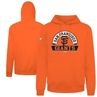 Men's Levelwear  Orange San Francisco Giants Podium Banner Arch Hoodie