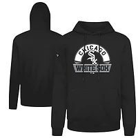 Men's Levelwear  Black Chicago White Sox Podium Banner Arch Hoodie