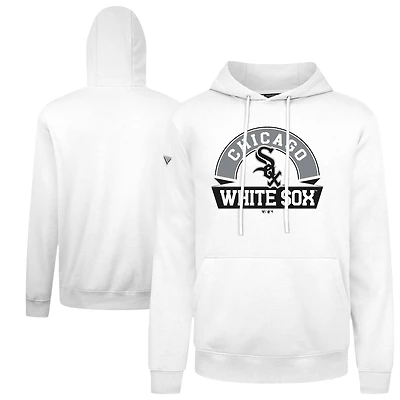 Men's Levelwear  White Chicago Sox Podium Banner Arch Hoodie