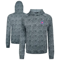 Men's Levelwear  Gray Chicago Cubs Albatross Raglan Hoodie