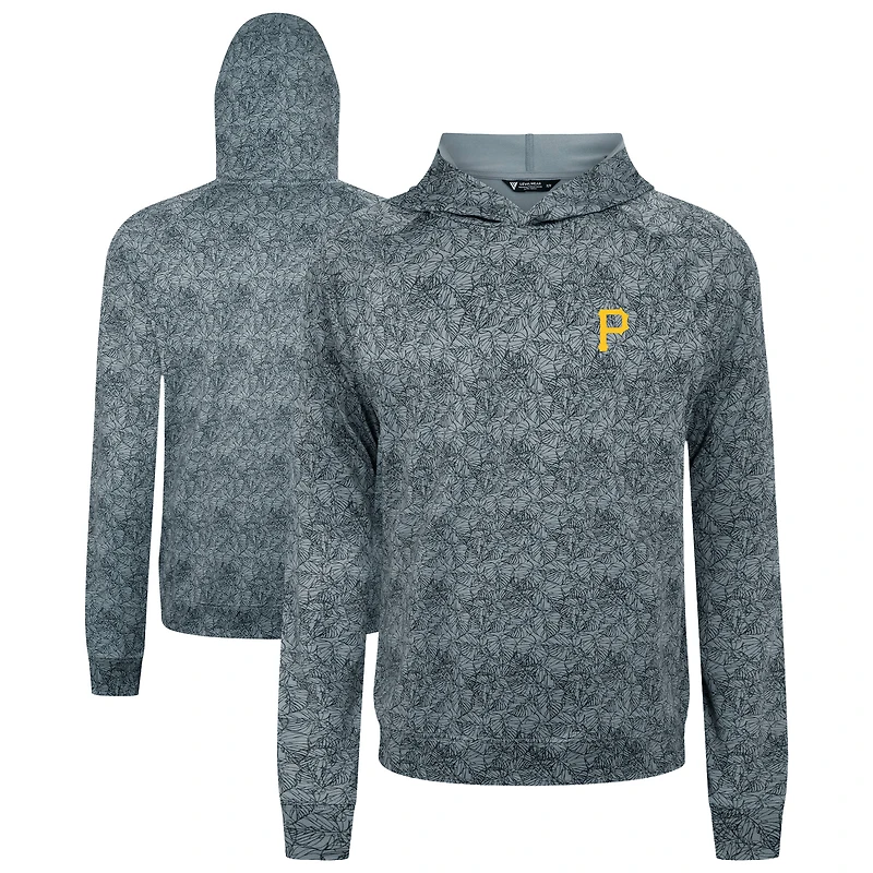 Men's Levelwear  Gray Pittsburgh Pirates Albatross Raglan Hoodie