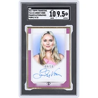 Lindsey Vonn US Ski & Snowboard Autographed 2017 Topps Transcendent Framed Purple #TCA-LV #9/10 SGC Authenticated 9.5/10 Card