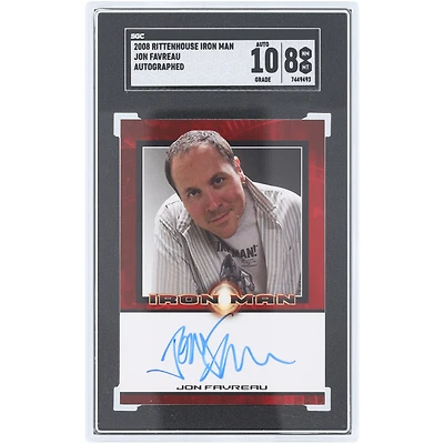 Jon Favreau Iron Man Autographed 2008 Rittenhouse #NNO SGC Authenticated 8/10 Card
