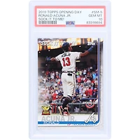 Ronald Acuna Jr. Atlanta Braves 2019 Topps Opening Day Sock it to Me! #SM-5 PSA Authenticated 10 Card