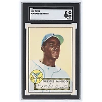 Orestes Minoso Chicago White Sox 1952 Topps #195 SGC Authenticated 6 Rookie Card
