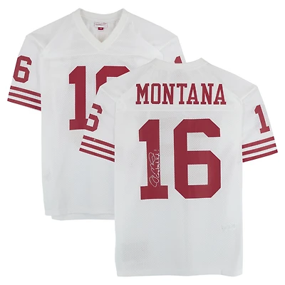 Joe Montana San Francisco 49ers Autographed White Mitchell & Ness Authentic Jersey with "Comeback Kid!" Inscription