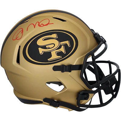 Joe Montana San Francisco 49ers Autographed Riddell Rave Speed Replica Helmet