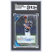 Demaryius Thomas Denver Broncos Autographed 2010 Topps Chrome #C110 SGC Authenticated 9.5/10 Rookie Card