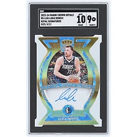 Luka Dončić Dallas Mavericks Autographed 2023-24 Panini Crown Royale FOTL Royal Sigs #RS-LUK #9/17 SGC Authenticated 9/10 Card