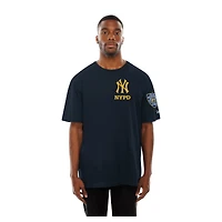 Men's New Era Navy New York Yankees NYPD Embroidered T-Shirt
