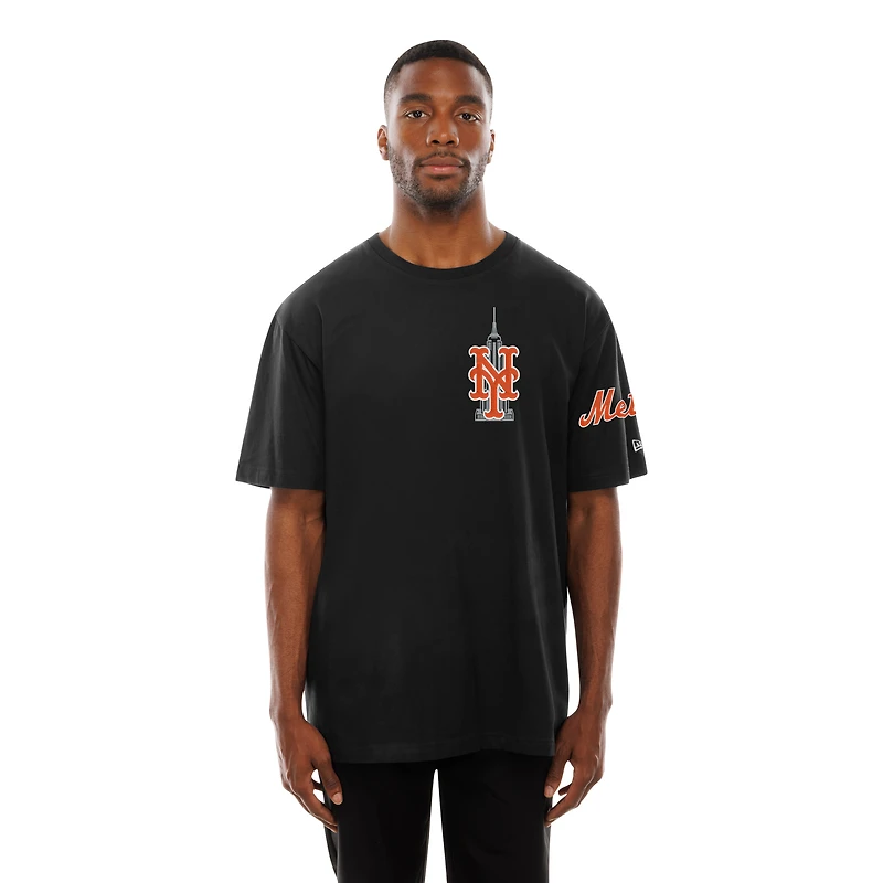 Men's New Era Black New York Mets Empire State Building T-Shirt