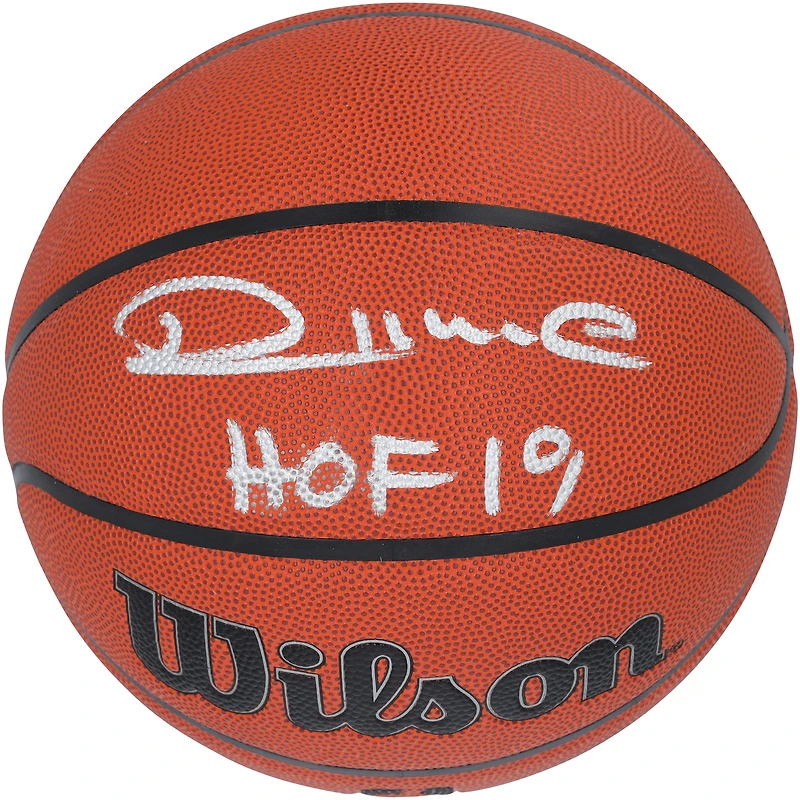 Vlade Divac Sacramento Kings Autographed Wilson Authentic Series Indoor/Outdoor Basketball with "HOF 19" Inscription