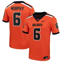 Men's Nike Maalik Murphy Orange Oregon State Beavers Home NIL Football Game Jersey