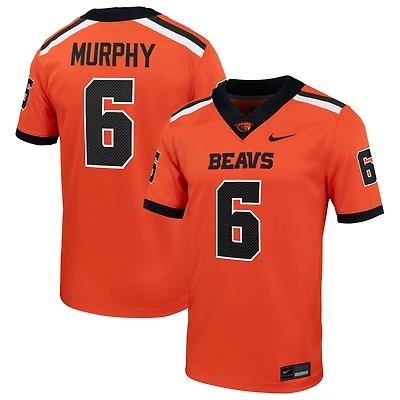 Men's Nike Maalik Murphy Orange Oregon State Beavers Home NIL Football Game Jersey