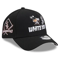 Youth New Era Black Chicago White Sox Looney Tunes A-Frame 9FORTY Adjustable Hat