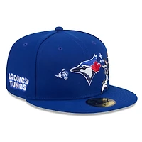 Men's New Era Royal Toronto Blue Jays Looney Tunes Bugs Bunny 59FIFTY Fitted Hat