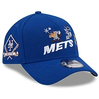 Men's New Era Royal New York Mets Looney Tunes A-Frame 9FORTY Adjustable Hat