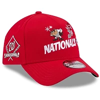 Men's New Era Red Washington Nationals Looney Tunes A-Frame 9FORTY Adjustable Hat