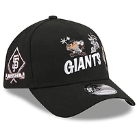 Men's New Era Black San Francisco Giants Looney Tunes A-Frame 9FORTY Adjustable Hat