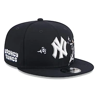 Men's New Era Navy New York Yankees Looney Tunes Bugs Bunny 9FIFTY Snapback Hat