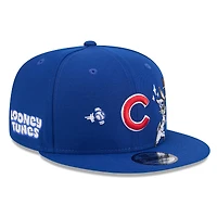 Men's New Era Royal Chicago Cubs Looney Tunes Bugs Bunny 9FIFTY Snapback Hat