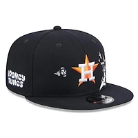 Men's New Era Navy Houston Astros Looney Tunes Bugs Bunny 9FIFTY Snapback Hat