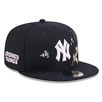 Men's New Era Navy New York Yankees Looney Tunes Lola Bunny 9FIFTY Snapback Hat